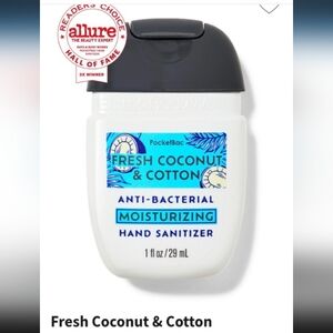 Bath & Body Works Fresh Coconut & Cotton Hand Sanitizer